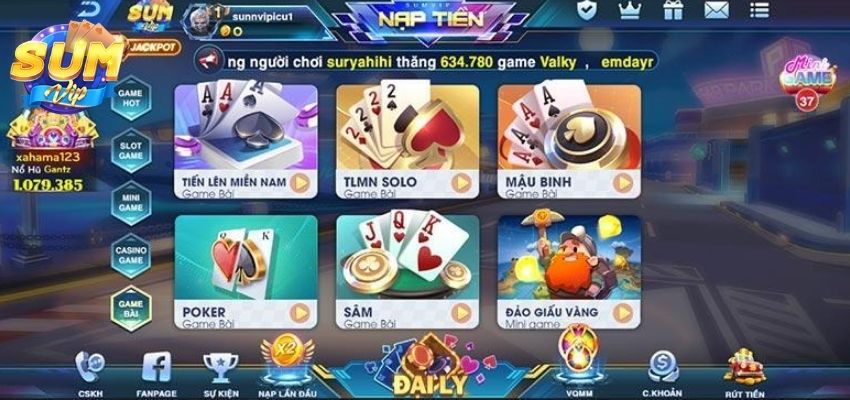 Game tiến lên miền Nam là một trong những trò chơi bài được yêu thích 