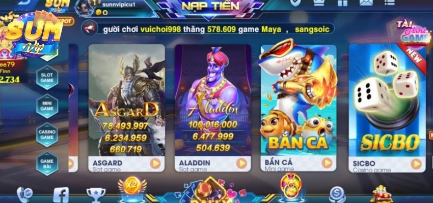 Cập nhật link chính thức truy cập cổng game Sumvip