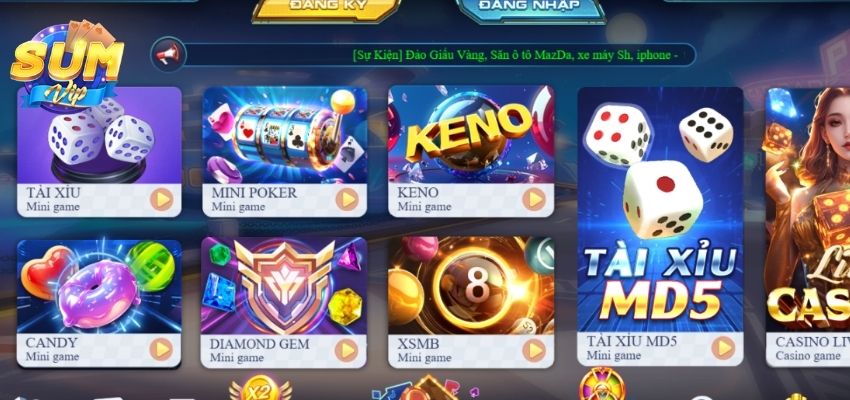 Chơi game trên app Sumvip đang trở thành xu hướng phổ biến